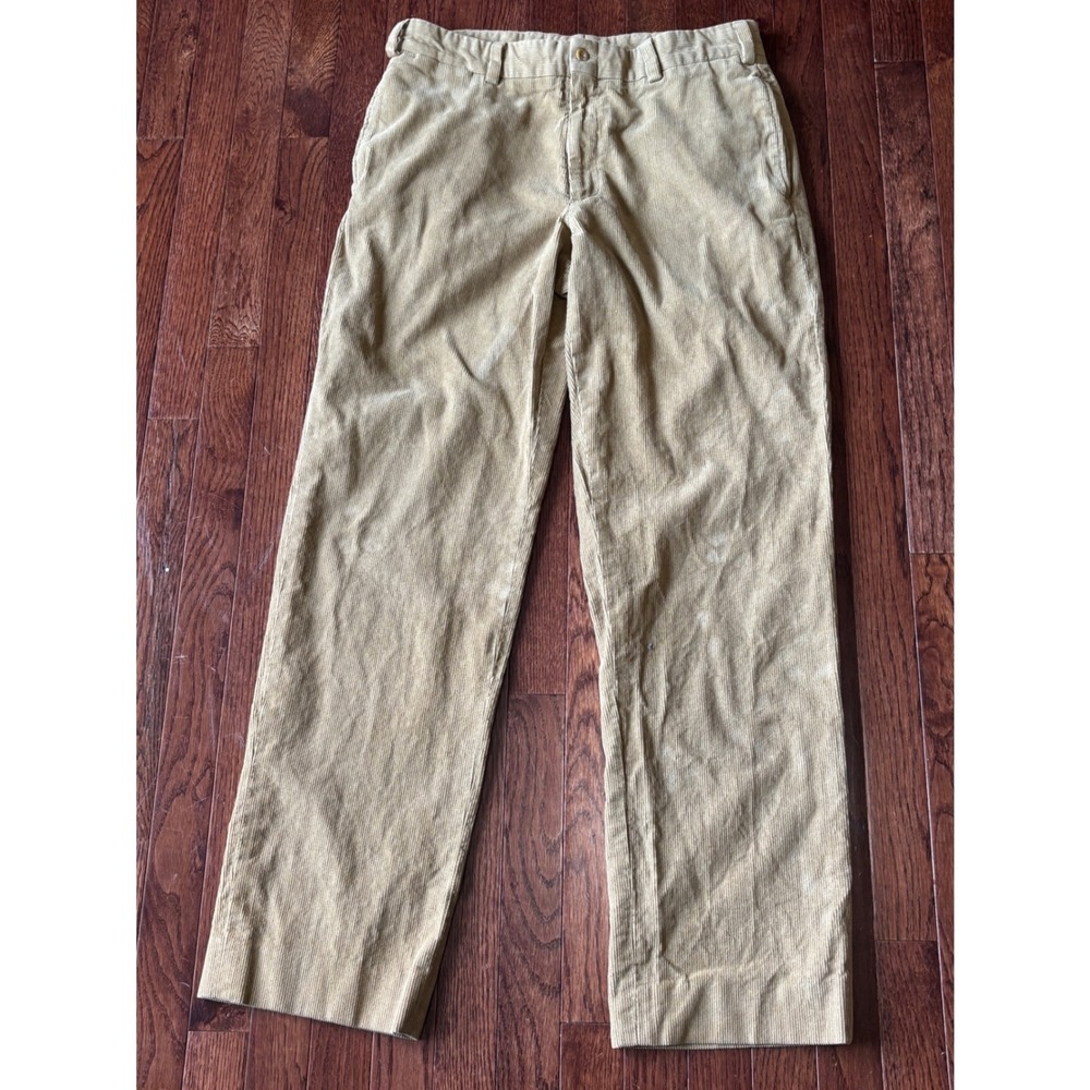 Bills Khakis M2 Classic Fit Corduroy Pants Mens 34 Tan Khaki Made in USA 13410